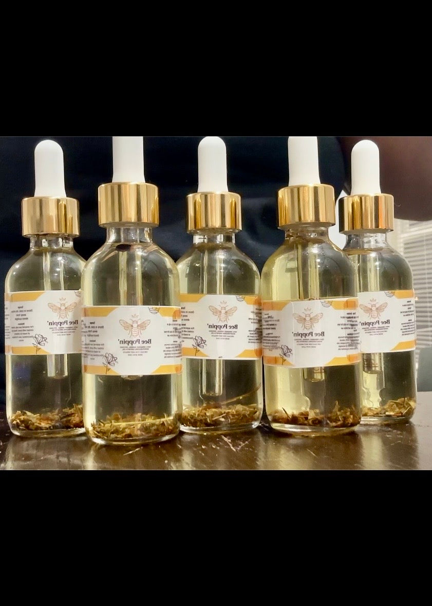 Bee Poppin’ Herbal Infused Growth Oil